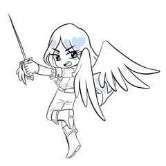Alex chibi with wings