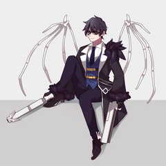 Cain full body with his default outfit